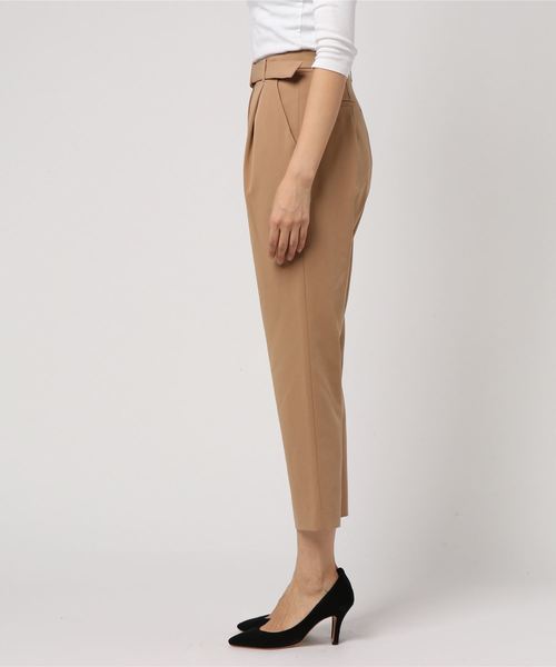 NATURAL BEAUTY BASIC（ナチュラルビューティーベーシック）の「くるみバックルベルトペグパンツ（その他パンツ・レディース・ネイビー/キャメル・SMALL/MEDIUM/LARGE）」の3枚目の写真