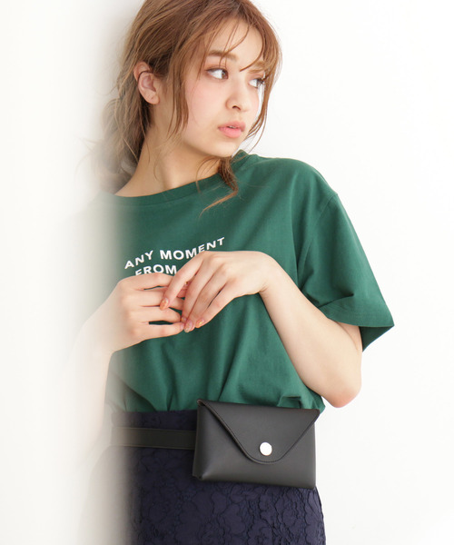 FREE'S MART（フリーズマート）の「ミニラバーロゴＴシャツ（Tシャツ/カットソー・レディース・ホワイト/ブラック/グリーン・FREE）」の13枚目の写真