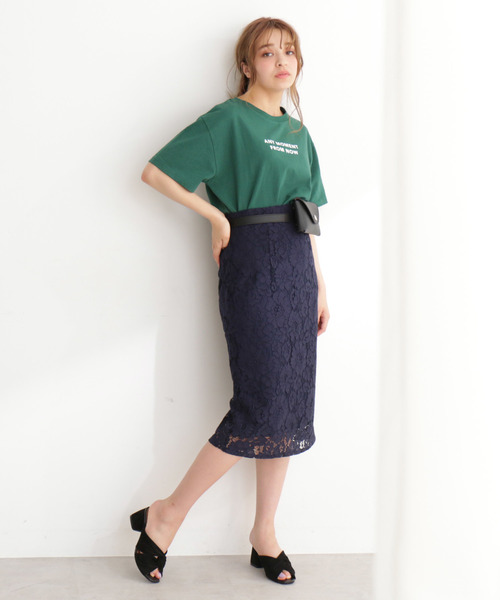 FREE'S MART（フリーズマート）の「ミニラバーロゴＴシャツ（Tシャツ/カットソー・レディース・ホワイト/ブラック/グリーン・FREE）」の14枚目の写真