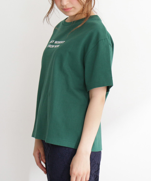 FREE'S MART（フリーズマート）の「ミニラバーロゴＴシャツ（Tシャツ/カットソー・レディース・ホワイト/ブラック/グリーン・FREE）」の16枚目の写真