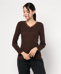LOWRYS FARM | レースマルドウLS 810049(Tシャツ/カットソー)