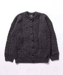 aran WOOLLEN MILLS | アラン模様ニットカーディガン(カーディガン/ボレロ)