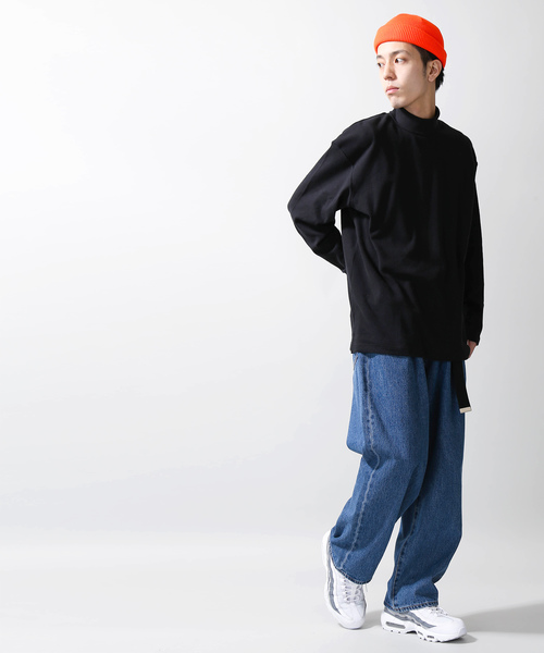 WEGO（ウィゴー）の「WEGO/ソフトタッチタートルネックカットソー（Tシャツ/カットソー・メンズ・ホワイト/ブラック/ベージュ/ホワイト系その他5・SMALL/MEDIUM/LARGE）」の20枚目の写真