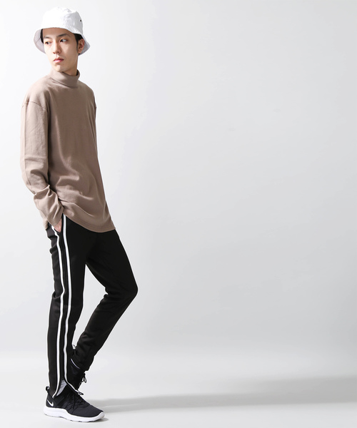 WEGO（ウィゴー）の「WEGO/ソフトタッチタートルネックカットソー（Tシャツ/カットソー・メンズ・ホワイト/ブラック/ベージュ/ホワイト系その他5・SMALL/MEDIUM/LARGE）」の17枚目の写真