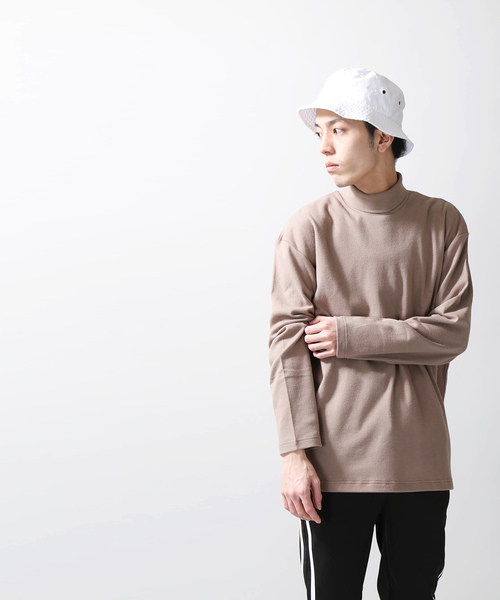 WEGO（ウィゴー）の「WEGO/ソフトタッチタートルネックカットソー（Tシャツ/カットソー・メンズ・ホワイト/ブラック/ベージュ/ホワイト系その他5・SMALL/MEDIUM/LARGE）」の16枚目の写真