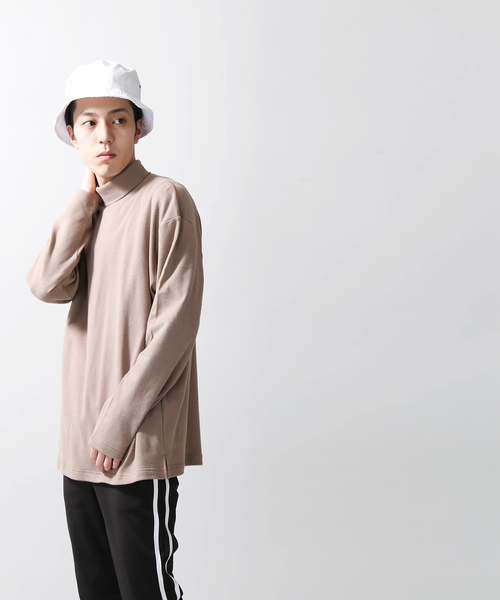 WEGO（ウィゴー）の「WEGO/ソフトタッチタートルネックカットソー（Tシャツ/カットソー・メンズ・ホワイト/ブラック/ベージュ/ホワイト系その他5・SMALL/MEDIUM/LARGE）」の15枚目の写真