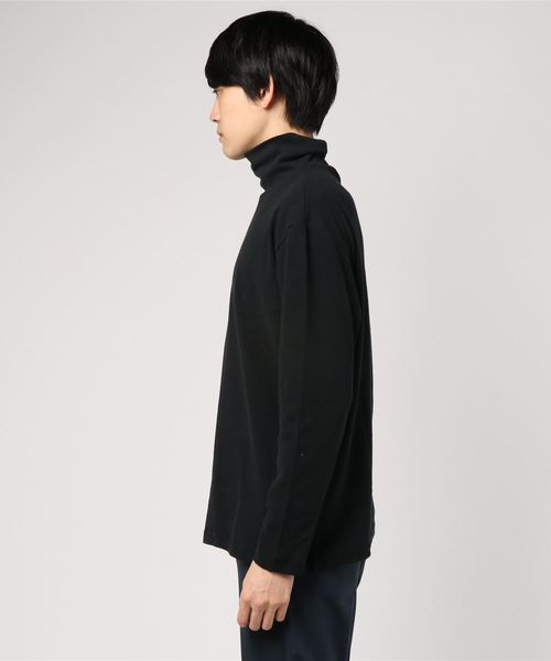 WEGO（ウィゴー）の「WEGO/ソフトタッチタートルネックカットソー（Tシャツ/カットソー・メンズ・ホワイト/ブラック/ベージュ/ホワイト系その他5・SMALL/MEDIUM/LARGE）」の6枚目の写真