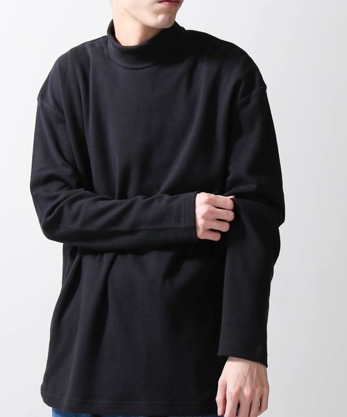 WEGO（ウィゴー）の「WEGO/ソフトタッチタートルネックカットソー（Tシャツ/カットソー・メンズ・ホワイト/ブラック/ベージュ/ホワイト系その他5・SMALL/MEDIUM/LARGE）」の3枚目の写真