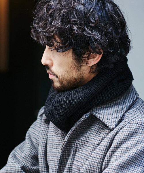 Nano Universe ナノユニバース の 裏ボアネックウォーマー ネックウォーマー スヌード Wear