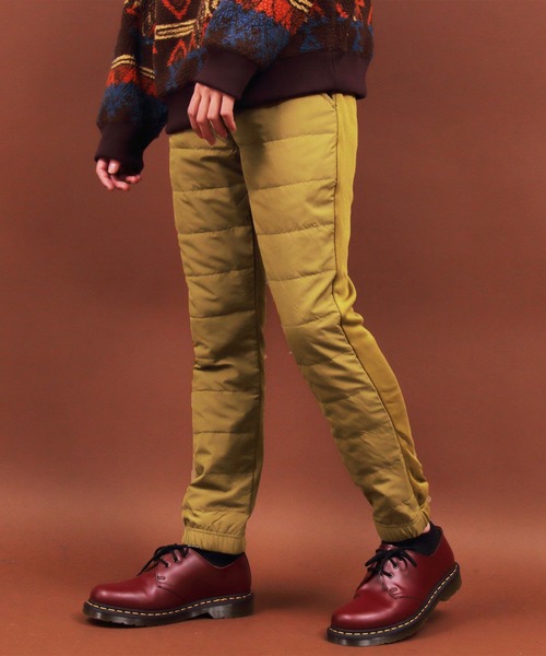 ８(eight)（エイト）の「ダウンジョガーパンツ（スウェットパンツ・メンズ・ブラック/ネイビー/カーキ/キャメル/ベージュ/カモフラージュ/グレー・MEDIUM/LARGE/X-LARGE）」の6枚目の写真