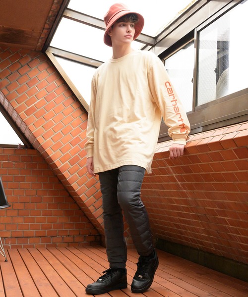 ８(eight)（エイト）の「ダウンジョガーパンツ（スウェットパンツ・メンズ・ブラック/ネイビー/カーキ/キャメル/ベージュ/カモフラージュ/グレー・MEDIUM/LARGE/X-LARGE）」の14枚目の写真