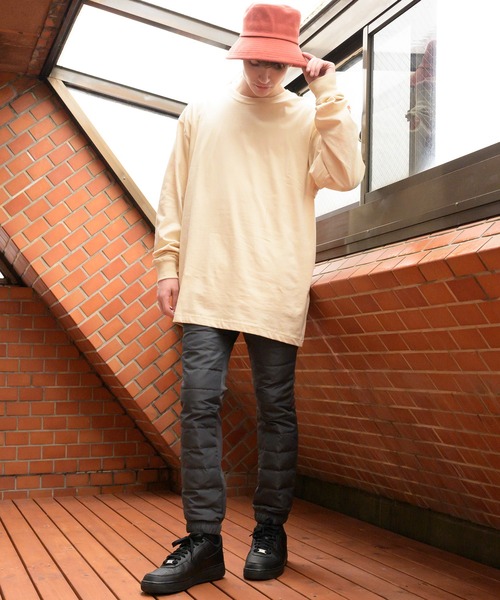 ８(eight)（エイト）の「ダウンジョガーパンツ（スウェットパンツ・メンズ・ブラック/ネイビー/カーキ/キャメル/ベージュ/カモフラージュ/グレー・MEDIUM/LARGE/X-LARGE）」の12枚目の写真