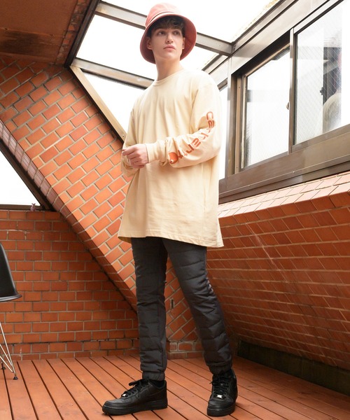 ８(eight)（エイト）の「ダウンジョガーパンツ（スウェットパンツ・メンズ・ブラック/ネイビー/カーキ/キャメル/ベージュ/カモフラージュ/グレー・MEDIUM/LARGE/X-LARGE）」の11枚目の写真