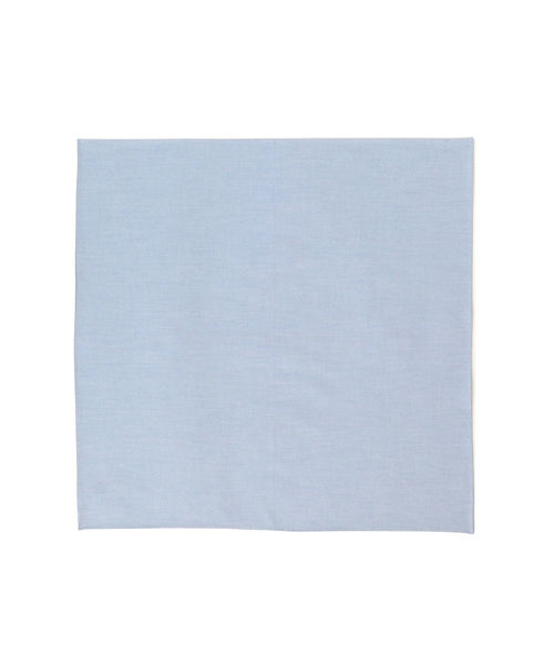 BEAMS PLUS（ビームスプラス）の「BEAMS PLUS / ピマ コットン チーフ（バンダナ/スカーフ・メンズ・ホワイト/ブルー・ONE SIZE）」の5枚目の写真