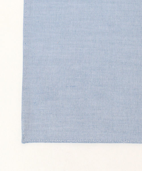 BEAMS PLUS（ビームスプラス）の「BEAMS PLUS / ピマ コットン チーフ（バンダナ/スカーフ・メンズ・ホワイト/ブルー・ONE SIZE）」の3枚目の写真