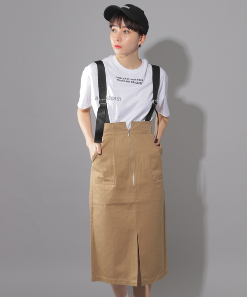 PAGEBOY（ページボーイ）の「サスツキペンシルスカート（スカート・レディース・ホワイト/ブラック/キャメル・SMALL/MEDIUM）」の3枚目の写真