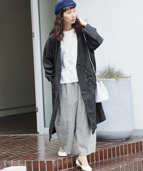 Sunny clouds（サニークラウズ）の「サニークラウズ　ｆｅａｔ．Ｓｈｕｔｔｌｅ　Ｎｏｔｅｓ　ｋａｚｕｍｉのルーズパンツ〈レディース〉（その他パンツ・レディース・ブラック×ホワイト・MEDIUM/NM/LARGE/X-LARGE/XX-LARGE）」の9枚目の写真