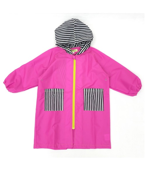 FABHUG （ファブハグ）の「Stand out☆レインコート（レインコート/ポンチョ・キッズ・グレー/ブルー/ピンク・120cm/130cm/140cm/110cm/100cm）」の10枚目の写真