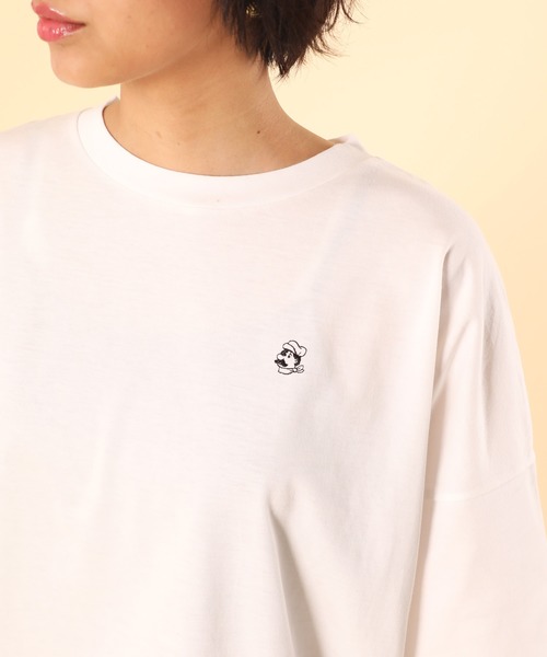 XLARGE バックグラフィック 半袖Ｔシャツ 胸元ワンポイント刺繍 classicalelf（クラシカルエルフ）の「ワンポイント刺繍ビッグ