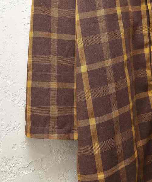 MinoriTY（マイノリティ）の「フードロングシャツ/長袖（シャツ/ブラウス・メンズ・ブラウン/ブラック/ネイビー・L/M）」の14枚目の写真