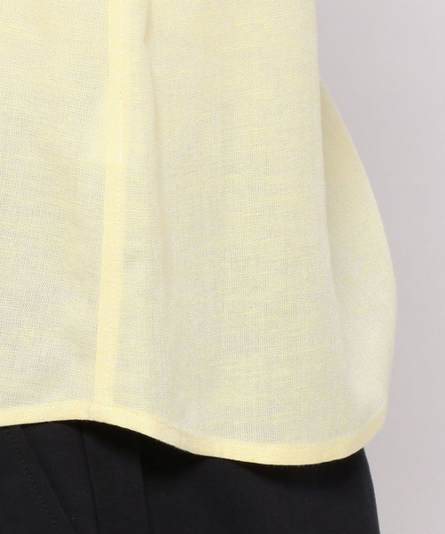 DECOY SINCE 1981（デコイシンスイチキュウハチイチ）の「◇カタログ◇【麻シリーズ】ベーシックシャツ（シャツ/ブラウス・レディース・ホワイト/ネイビー/イエロー/グリーン・11号/9号/13号）」の17枚目の写真