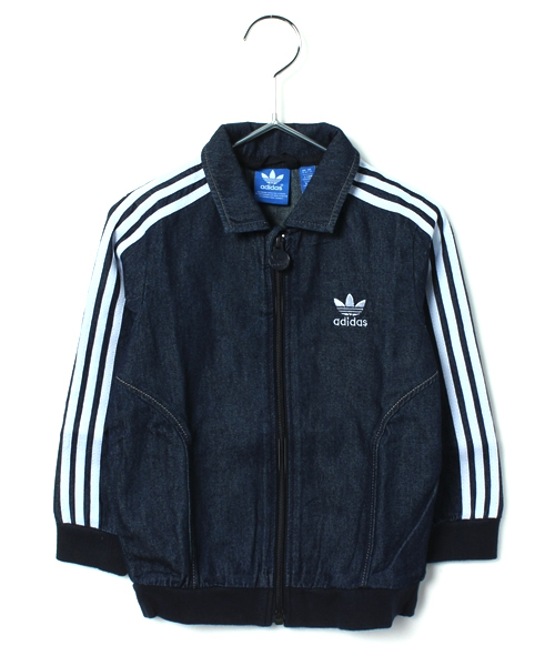 adidas Originals（アディダスオリジナルス）の「ベビー キッズ アディダス オリジナルス ファイヤーバード ジーンズ adidas Originals FIREBIRD JEANS（つなぎ/オールインワン・キッズ・インディゴブルー・100）」の4枚目の写真
