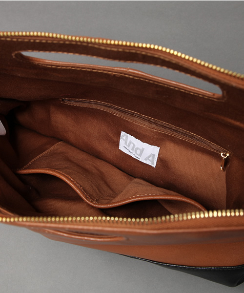 And A（アンドエー）の「レザークラッチトート（クラッチバッグ・メンズ・ブラック/ブラウン・FREE）」の10枚目の写真