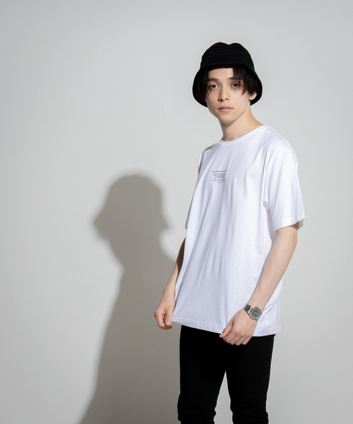 WEGO（ウィゴー）の「WEGO/タイポグラフィプリントＴシャツ（Tシャツ/カットソー・メンズ・ホワイト/ブラック・SMALL/MEDIUM/LARGE）」の10枚目の写真