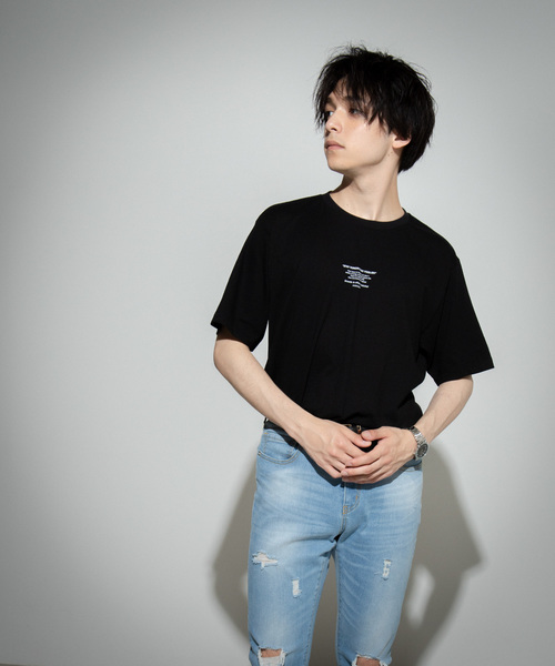 WEGO（ウィゴー）の「WEGO/タイポグラフィプリントＴシャツ（Tシャツ/カットソー・メンズ・ホワイト/ブラック・SMALL/MEDIUM/LARGE）」の13枚目の写真