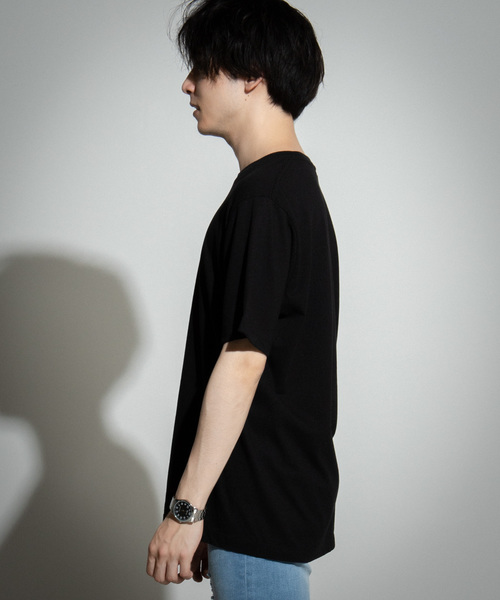 WEGO（ウィゴー）の「WEGO/タイポグラフィプリントＴシャツ（Tシャツ/カットソー・メンズ・ホワイト/ブラック・SMALL/MEDIUM/LARGE）」の6枚目の写真