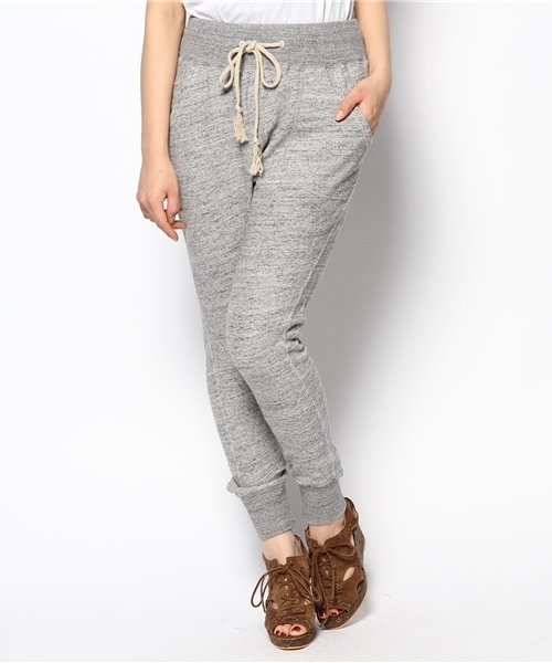 goa(ゴア)の「粗挽き杢 裏毛パンツ(その他パンツ・レディース・グレー/モカ/ベージュ・FREE)」の2枚目の写真