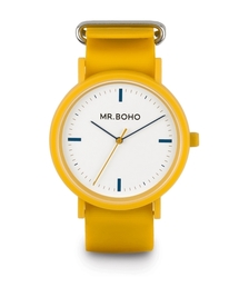 MR.BOHO | MR.BOHO ミスターボーホー / SPORTY スポーティ クォーツシリコンベルト 40-BWY 40-GWR 40-RWB 40-YWB(アナログ腕時計)