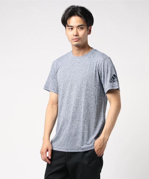 adidas（アディダス）の「アディダス M MUSTHAVES ベーシック ヘザーTシャツ（Tシャツ/カットソー・メンズ・グレー/サックスブルー/ダークグレー・L/M/S/XL/XXL）」の2枚目の写真
