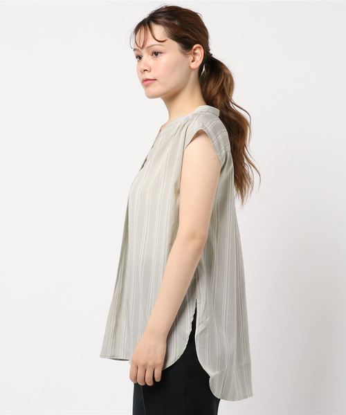 natural couture（ナチュラルクチュール）の「ＰＰお上品スキッパーブラウス（シャツ/ブラウス・レディース・サックスブルー/その他1/その他2/その他3/ベージュ/オフホワイト・FREE）」の11枚目の写真