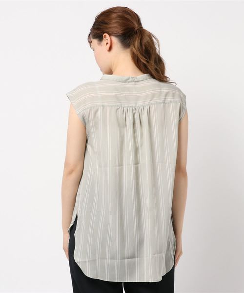 natural couture（ナチュラルクチュール）の「ＰＰお上品スキッパーブラウス（シャツ/ブラウス・レディース・サックスブルー/その他1/その他2/その他3/ベージュ/オフホワイト・FREE）」の8枚目の写真
