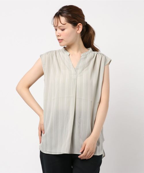 natural couture（ナチュラルクチュール）の「ＰＰお上品スキッパーブラウス（シャツ/ブラウス・レディース・サックスブルー/その他1/その他2/その他3/ベージュ/オフホワイト・FREE）」の13枚目の写真