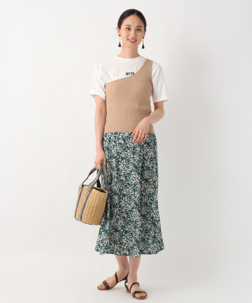 GLOBAL WORK（グローバルワーク）の「洗えるワンショルベスト/839030（ベスト・レディース・ブラック/オフホワイト/ベージュ系その他3・FREE）」の11枚目の写真