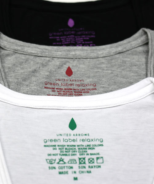 green label relaxing（グリーンレーベルリラクシング）の「［WEB限定］ ★★EMBLO ツインロール クルーネック Tシャツ ◆（Tシャツ/カットソー・メンズ・ホワイト/ブラック/グレー/その他1/その他2/その他3・X-SMALL/SMALL/MEDIUM/LARGE/X-LARGE）」の15枚目の写真