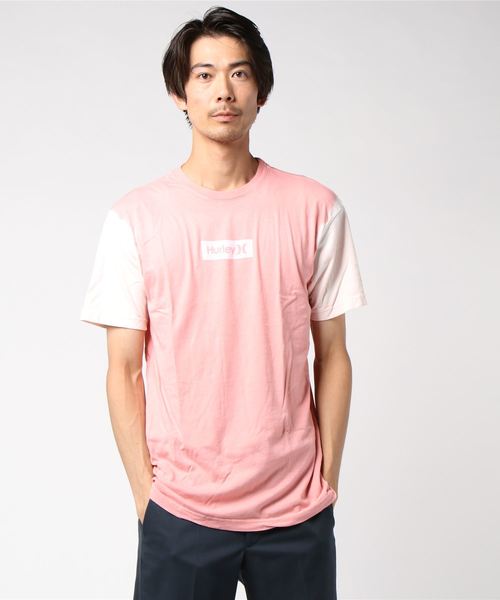 Hurley (ハーレー)の「M OAO SMALL BOX DIP DYE SS / ハーレー ボックスロゴTシャツ ユニセックス(Tシャツ/カットソー・メンズ・ブラック/ピンク/グリーン系その他・SMALL/MEDIUM/LARGE)」の3枚目の写真
