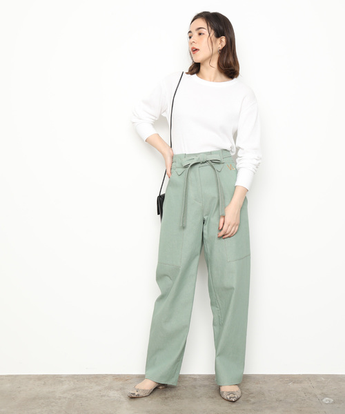 HANES（ヘインズ）の「【Hanes for BIOTOP】LONG SLEEVE THERMAL（Tシャツ/カットソー・レディース・ホワイト/ネイビー・FREE）」の18枚目の写真