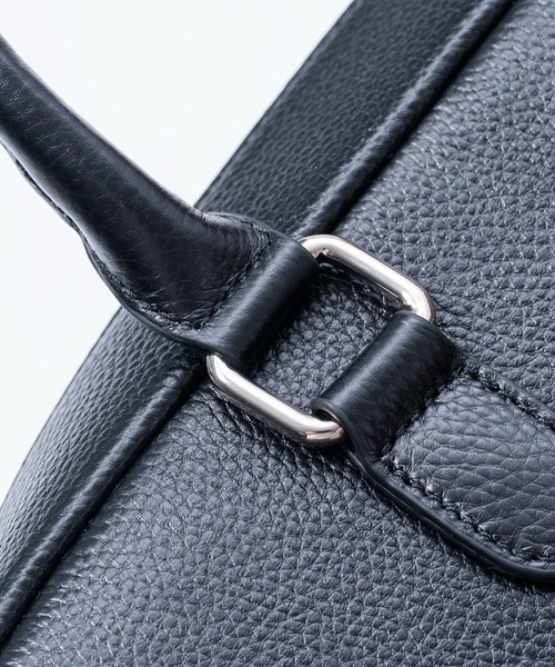 MURA（ムラ）の「大容量12L ダブルジッパー シュリンクレザー ビジネス ブリーフケース（ビジネスバッグ・メンズ・ブラック/ネイビー/キャメル・FREE）」の16枚目の写真