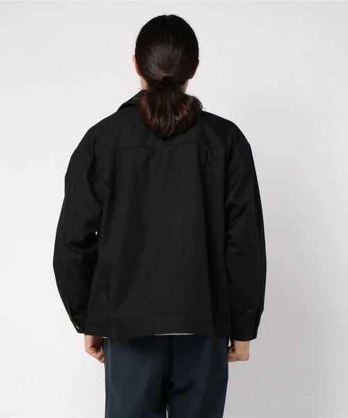 WEGO(ウィゴー)の「WEGO/フラップショートジャケット(ブルゾン・メンズ・ブラック/グレー系その他2・MEDIUM/LARGE)」の5枚目の写真