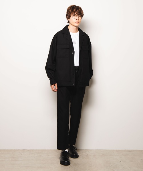 WEGO(ウィゴー)の「WEGO/フラップショートジャケット(ブルゾン・メンズ・ブラック/グレー系その他2・MEDIUM/LARGE)」の6枚目の写真