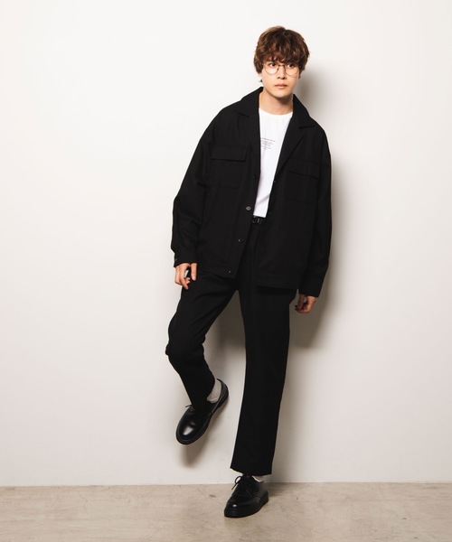 WEGO(ウィゴー)の「WEGO/フラップショートジャケット(ブルゾン・メンズ・ブラック/グレー系その他2・MEDIUM/LARGE)」の7枚目の写真