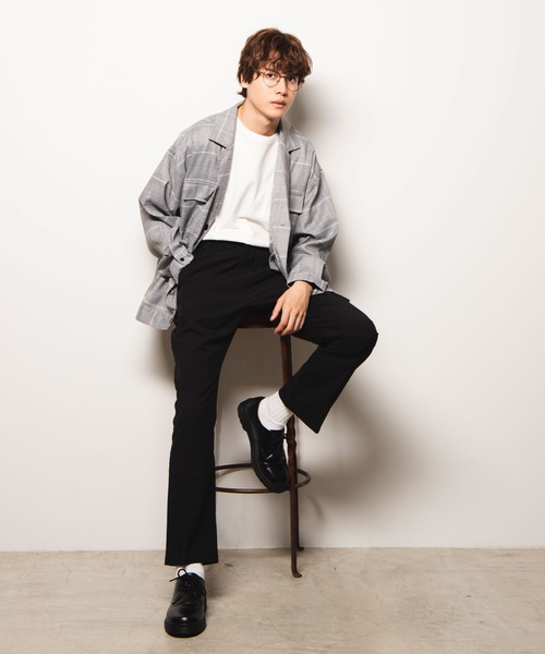 WEGO(ウィゴー)の「WEGO/フラップショートジャケット(ブルゾン・メンズ・ブラック/グレー系その他2・MEDIUM/LARGE)」の9枚目の写真