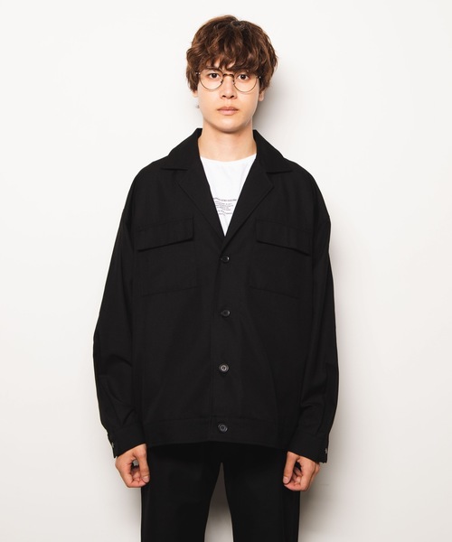 WEGO(ウィゴー)の「WEGO/フラップショートジャケット(ブルゾン・メンズ・ブラック/グレー系その他2・MEDIUM/LARGE)」の12枚目の写真