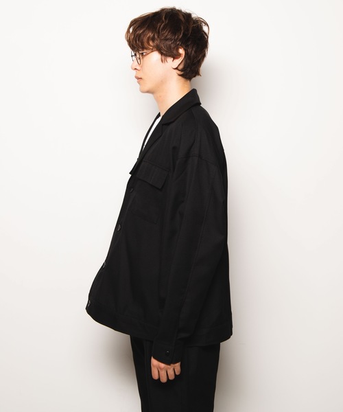 WEGO(ウィゴー)の「WEGO/フラップショートジャケット(ブルゾン・メンズ・ブラック/グレー系その他2・MEDIUM/LARGE)」の13枚目の写真