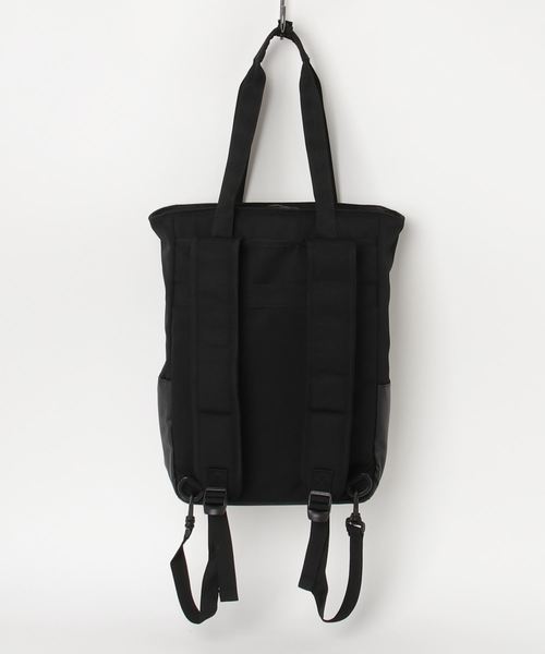 MURA（ムラ）の「サステナブル エコ素材 撥水加工 2way 15型PC対応 縦型 トートバッグ（トートバッグ・メンズ・ブラック・FREE）」の4枚目の写真