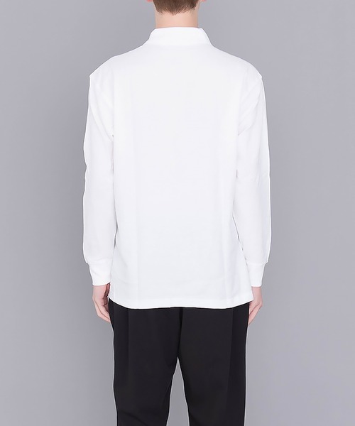 FILA（フィラ）の「【FILA/フィラ】ワンポイント ロゴ刺繍 綿100% ポケット付き ハーフボタンダウン 長袖 ポロシャツ（ポロシャツ・メンズ・ダークグリーン/ブラック/杢グレー/ネイビー/ホワイト・M/L/LL/3L）」の17枚目の写真