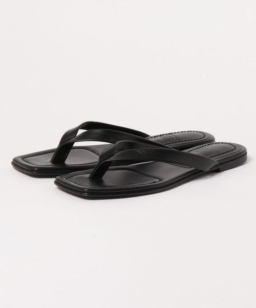 MAISON EUREKA（メゾンエウレカ）の「【MAISON EUREKA(メゾンエウレカ)】フラットサンダル（サンダル・レディース・カーキ/ブラック・0/1）」の2枚目の写真